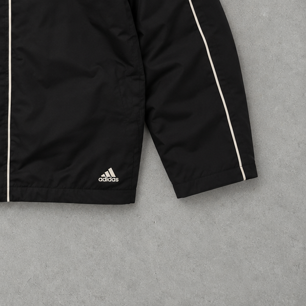 adidas Jacket Schwarz, Weiß Rare (S)