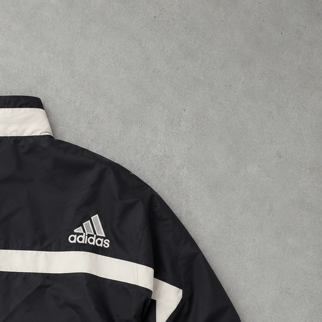 adidas Jacket Schwarz, Weiß Rare (S)