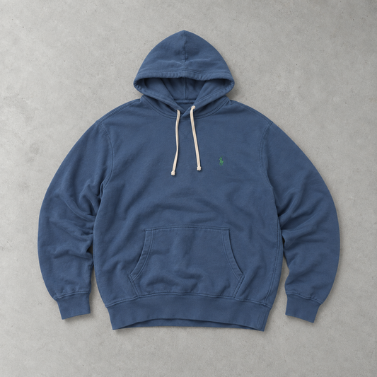 Ralph Lauren Hoodie Blau Rare (L)