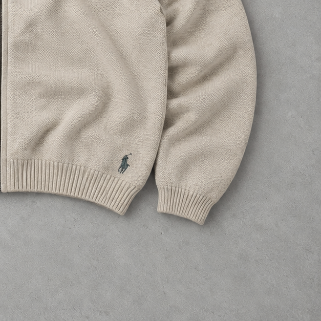 Polo Ralph Lauren Jacket Creme Limited (XXL) Stitched Logo