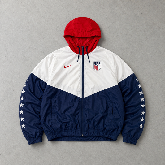 Nike Windbreaker Rot, Weiß Limited (M)