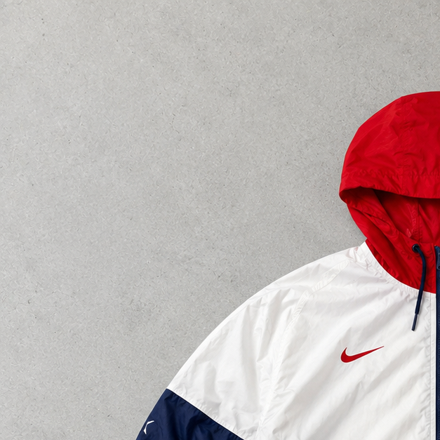 Nike Windbreaker Rot, Weiß Limited (M)