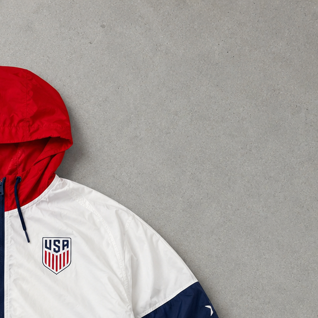 Nike Windbreaker Rot, Weiß Limited (M)