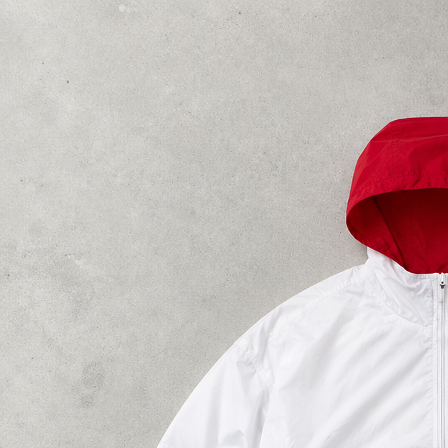 Nike Windbreaker Rot, Weiß Limited (M)