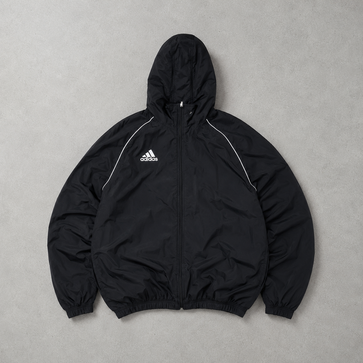 Adidas Rain Jacket Schwarz Rare (Size L)