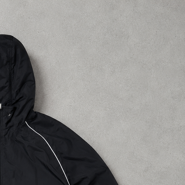 Adidas Rain Jacket Schwarz Rare (Size L)