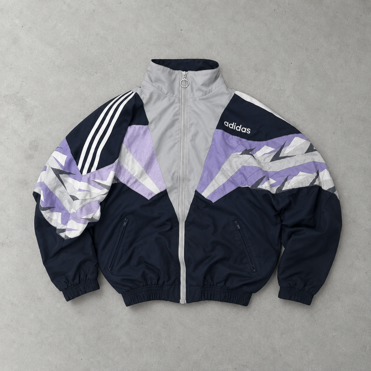 Adidas Rain Jacket Navy / Purple Rare (L)