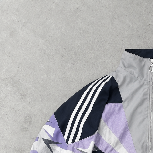 Adidas Rain Jacket Navy / Purple Rare (L)