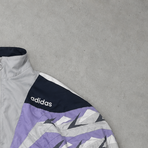 Adidas Rain Jacket Navy / Purple Rare (L)