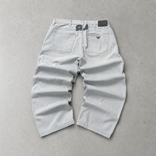 Y2K Armani Jeans Jeans Hellblau Rare (S)