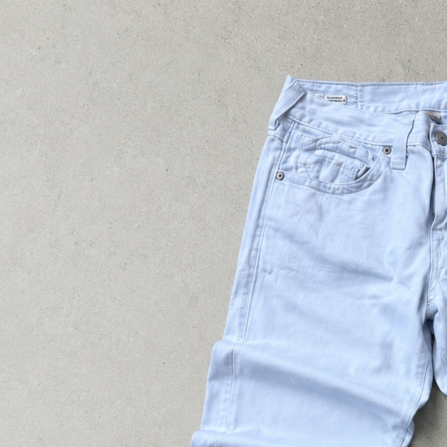 Y2K True Religion Jeans Weiß Limited (W31 | DE 46)