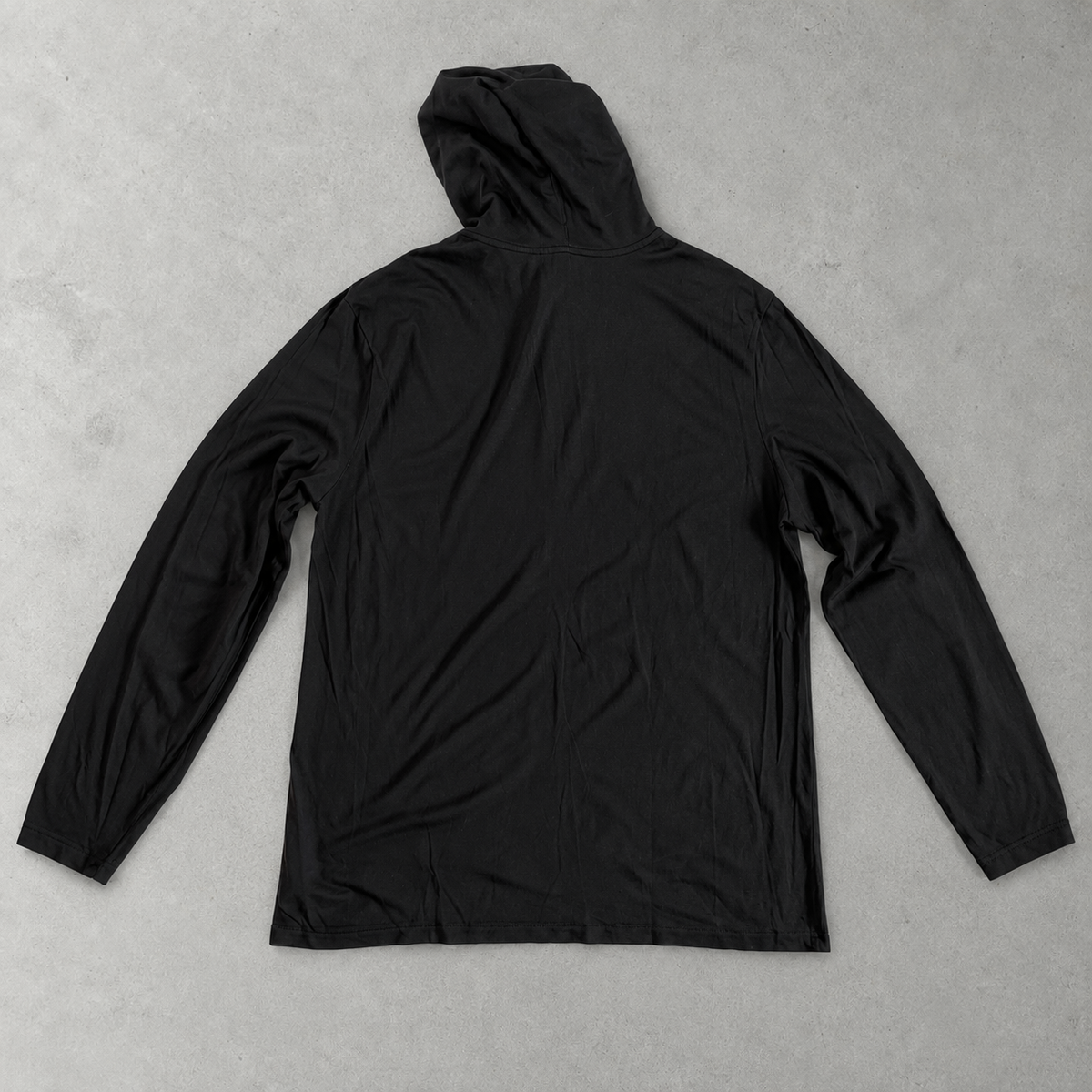 Ralph Lauren Hoodie Schwarz Stitched Logo Rare (L)