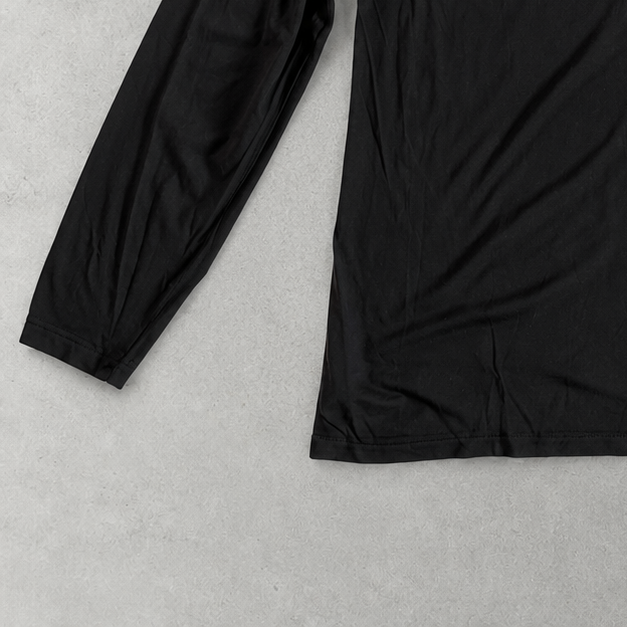 Ralph Lauren Hoodie Schwarz Stitched Logo Rare (L)