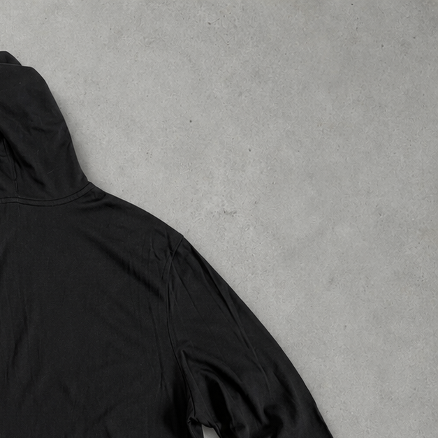 Ralph Lauren Hoodie Schwarz Stitched Logo Rare (L)