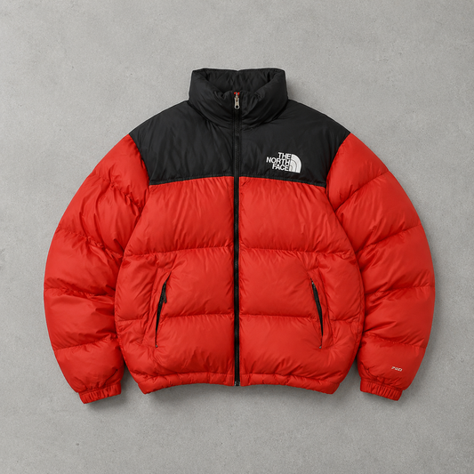 The North Face Jacket Schwarz, Rot Rare (L)