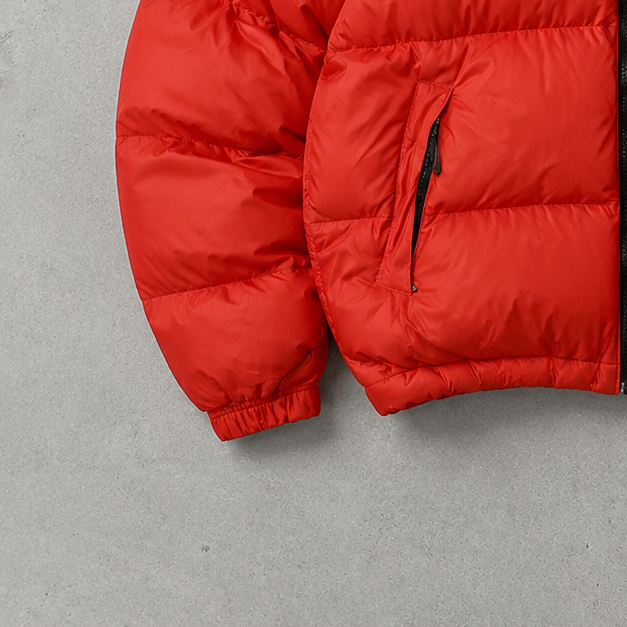 The North Face Jacket Schwarz, Rot Rare (L)