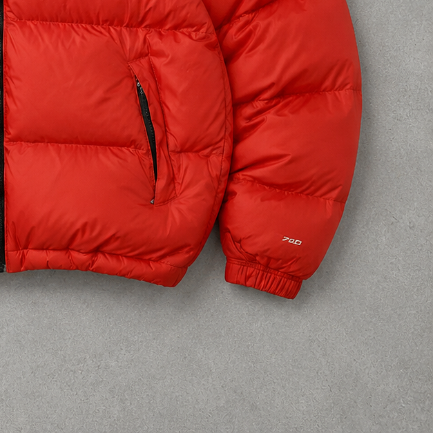 The North Face Jacket Schwarz, Rot Rare (L)