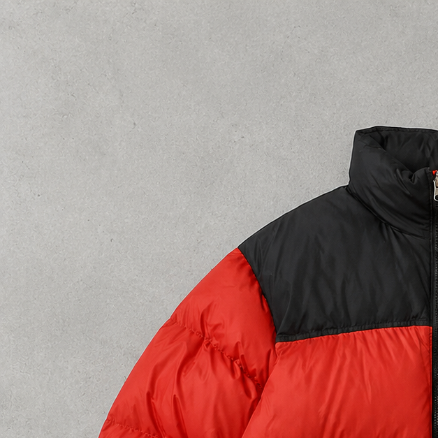 The North Face Jacket Schwarz, Rot Rare (L)