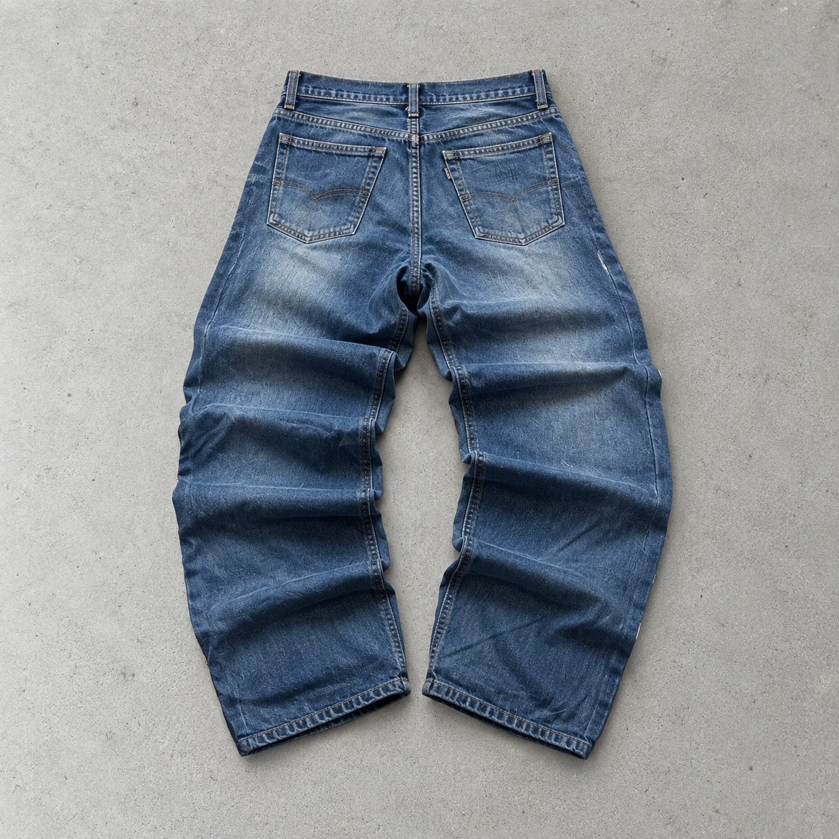 Y2K True Religion Straight Fit Jeans Blue Limited (M)