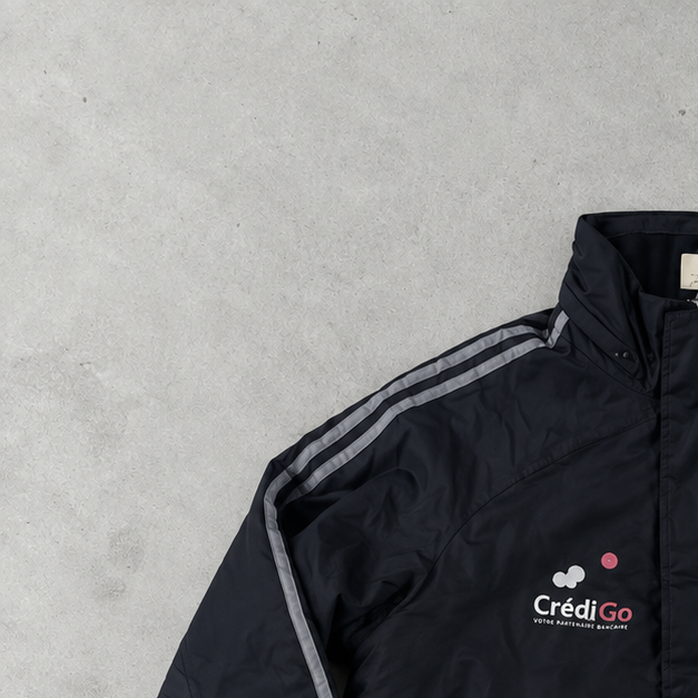 Y2K Adidas Jacket Black Rare (L)