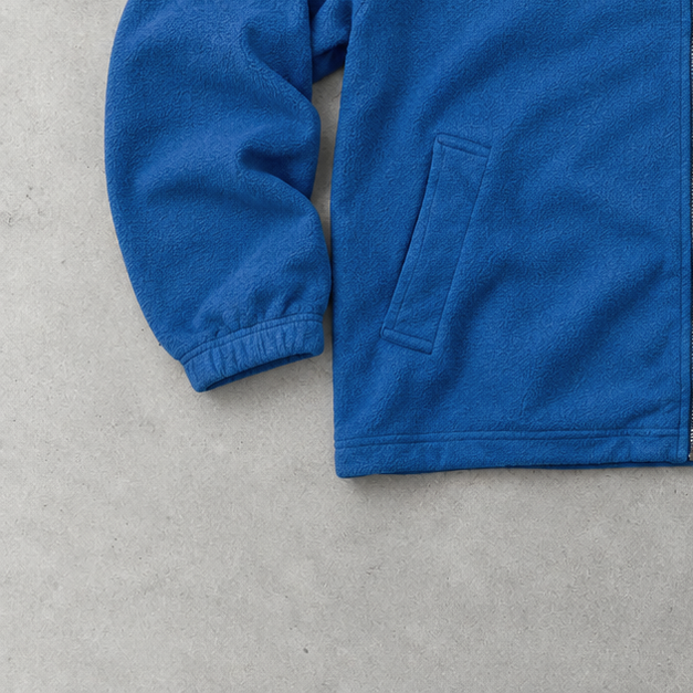 adidas Fleece Jacket Blau Rare Stitched Logo (L)