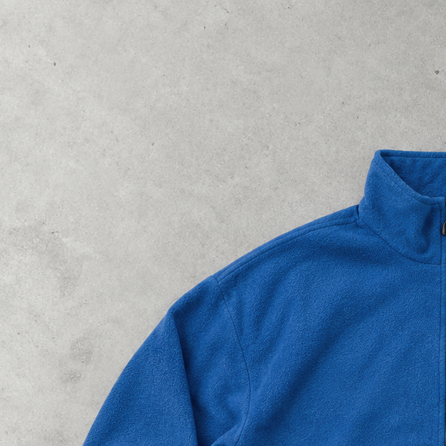 adidas Fleece Jacket Blau Rare Stitched Logo (L)