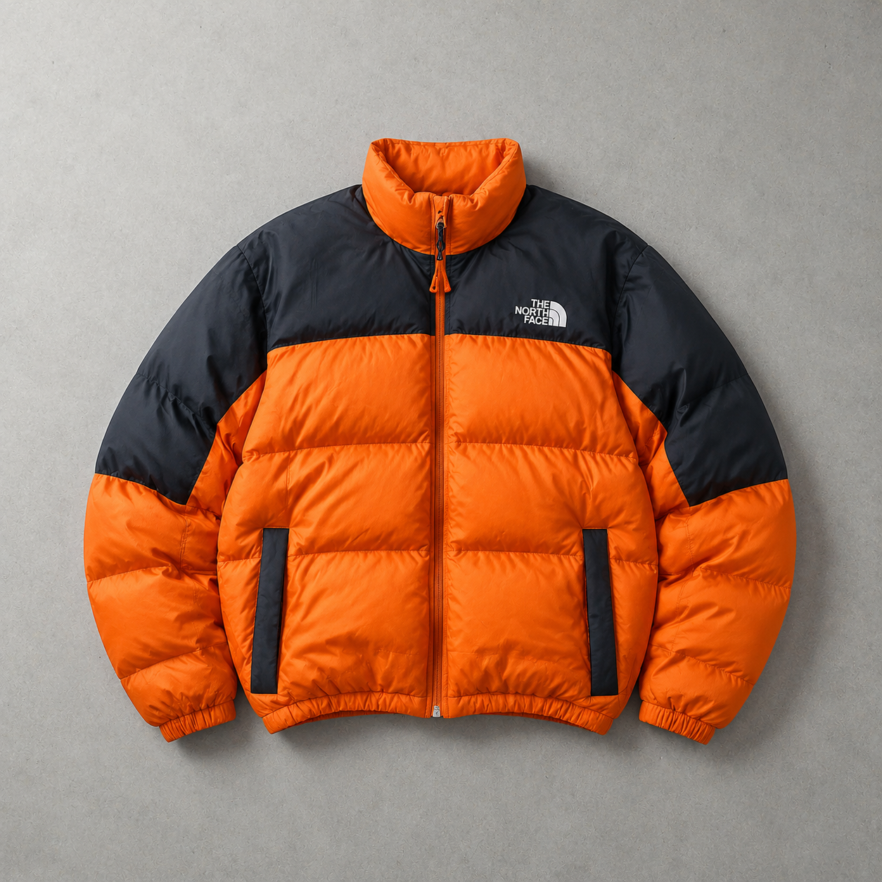 The North Face Jacket Orange, Schwarz Rare (XL)