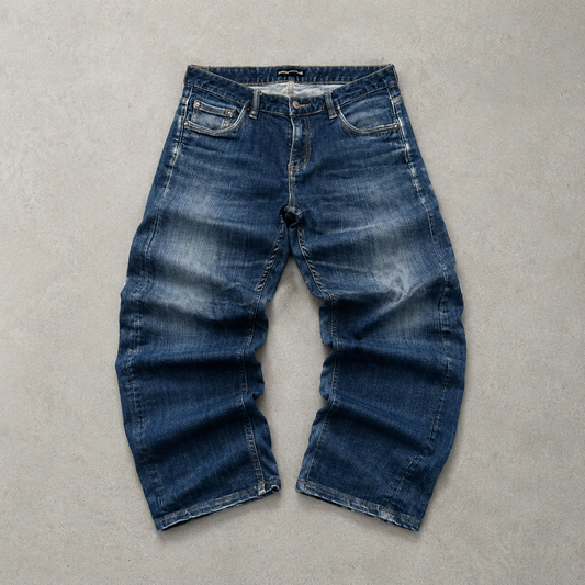 FC Barcelona 90s Y2K Emporio Armani Jeans Blau, Marineblau Rare (S)