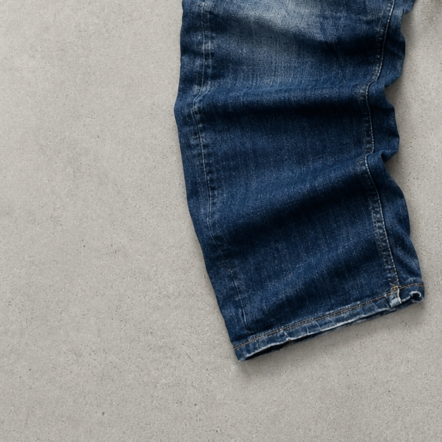 FC Barcelona 90s Y2K Emporio Armani Jeans Blau, Marineblau Rare (S)