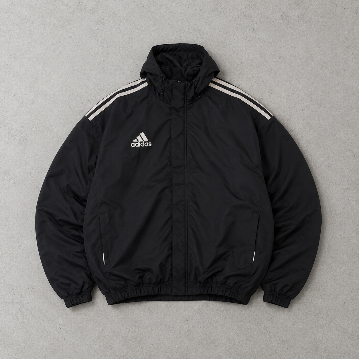 Adidas Rain Jacket Schwarz Rare (Size L)