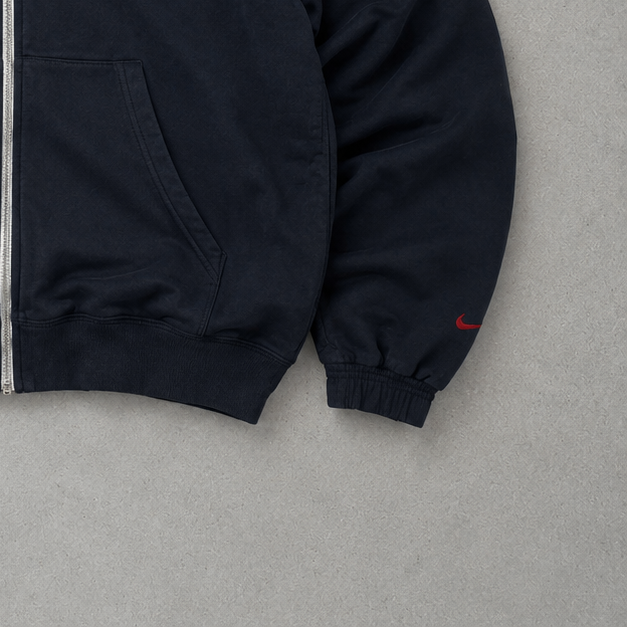 Y2K Nike Hoodie Marineblau Rare (Size M)