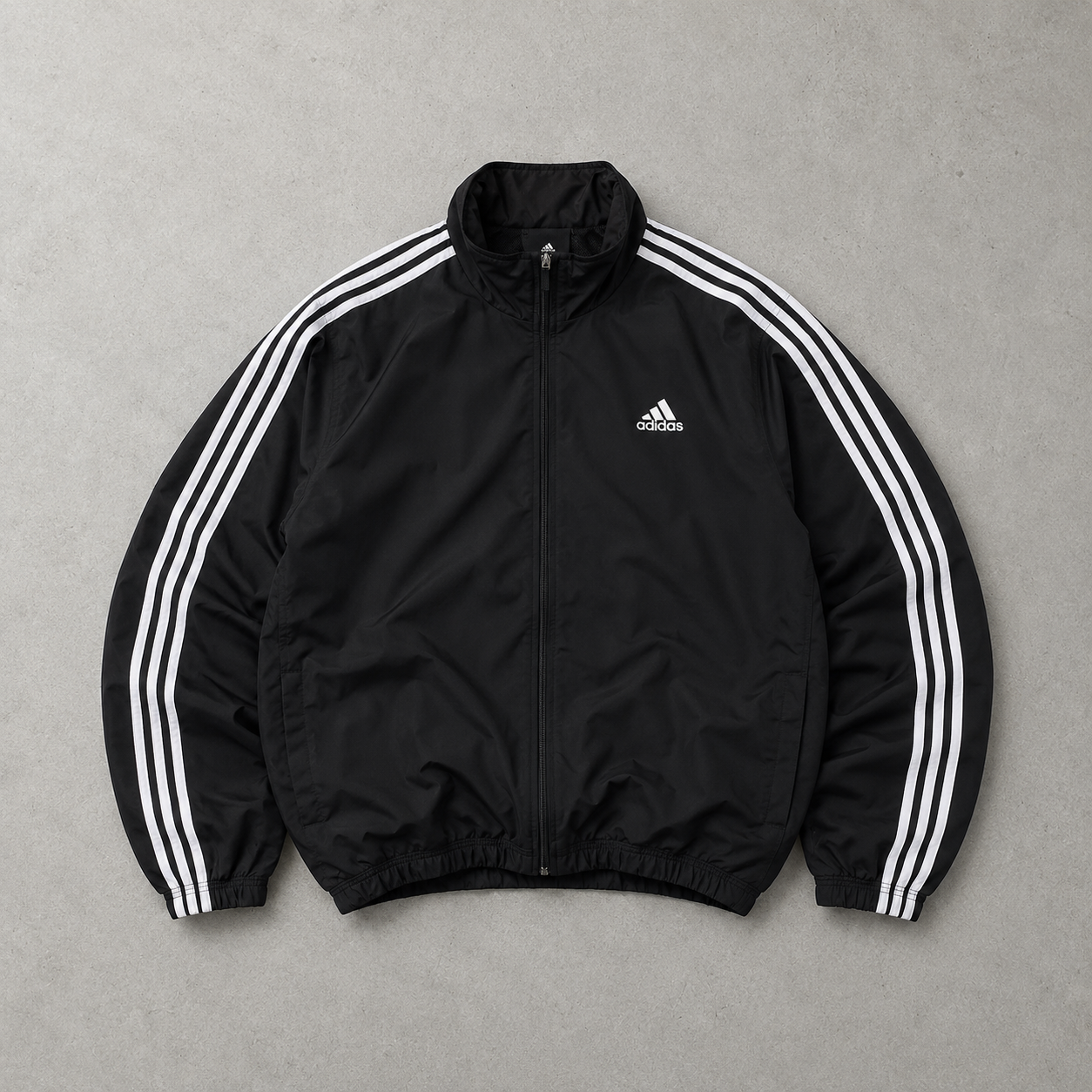 Adidas Windbreaker Schwarz, Weiß Rare (Size XL)