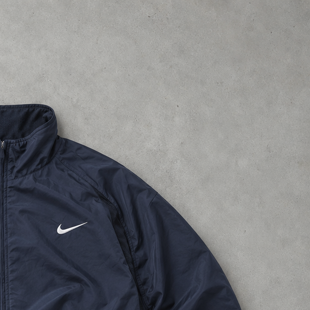 Vintage Nike Leggings Marineblaue Jacke Selten (L)