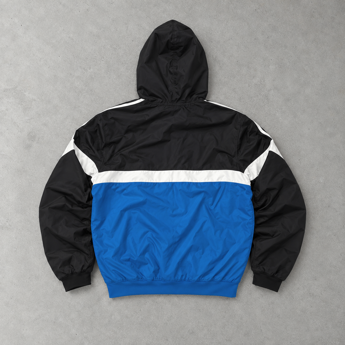 Coupe-vent Adidas Y2K bleu / noir rare (XL)