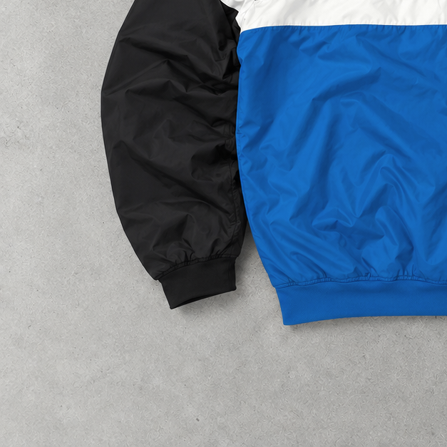 Coupe-vent Adidas Y2K bleu / noir rare (XL)