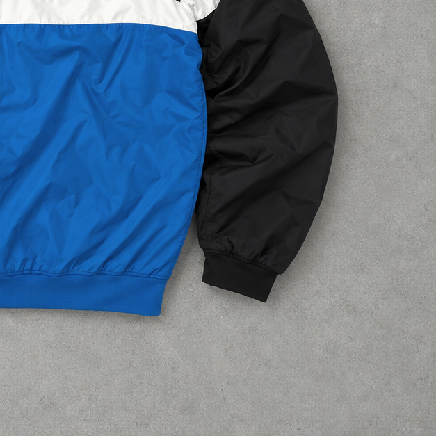 Coupe-vent Adidas Y2K bleu / noir rare (XL)