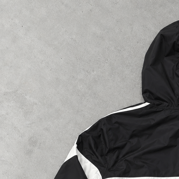 Coupe-vent Adidas Y2K bleu / noir rare (XL)