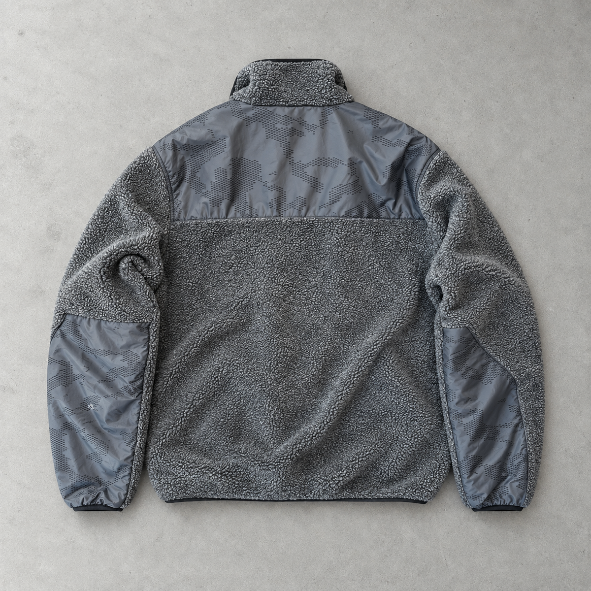 Nike Fleece Jacket Grau, Schwarz Rare Stitched Logo (M)