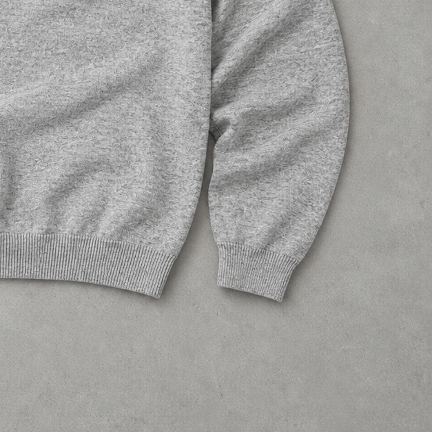 Ralph Lauren Sweater Grau Rare (M) Stitched Logo