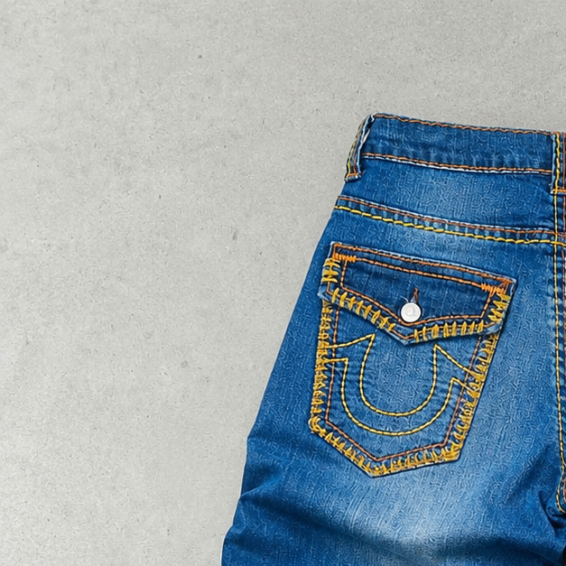 Y2K True Religion Jeans Blau, Hellblau Limited (W31 | DE 46)