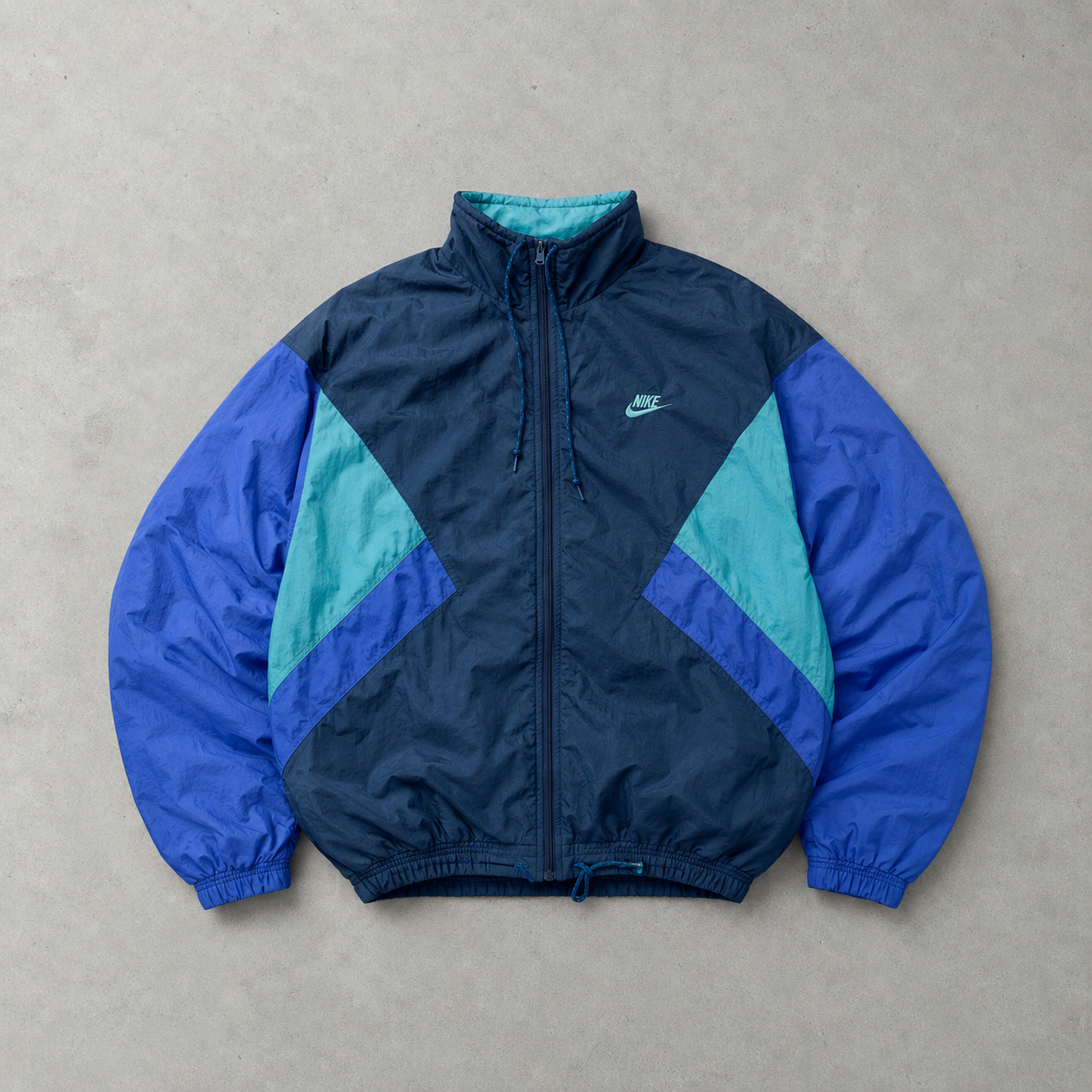 Y2K Nike Windbreaker Blau Limited (M)