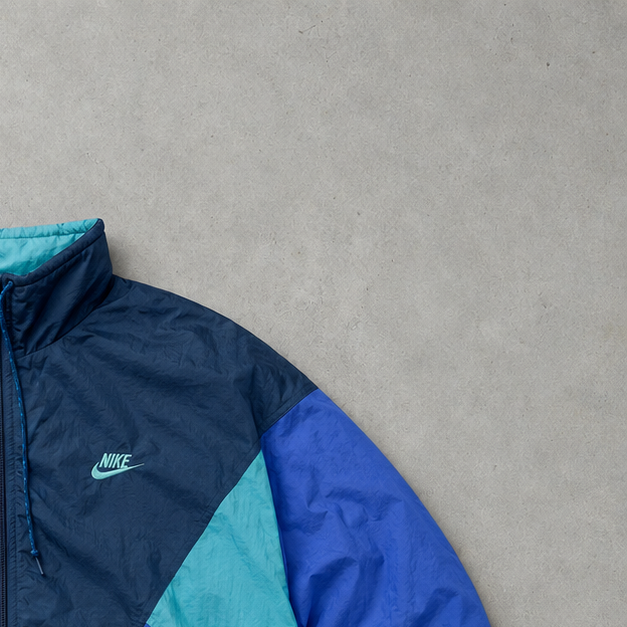 Y2K Nike Windbreaker Blau Limited (M)
