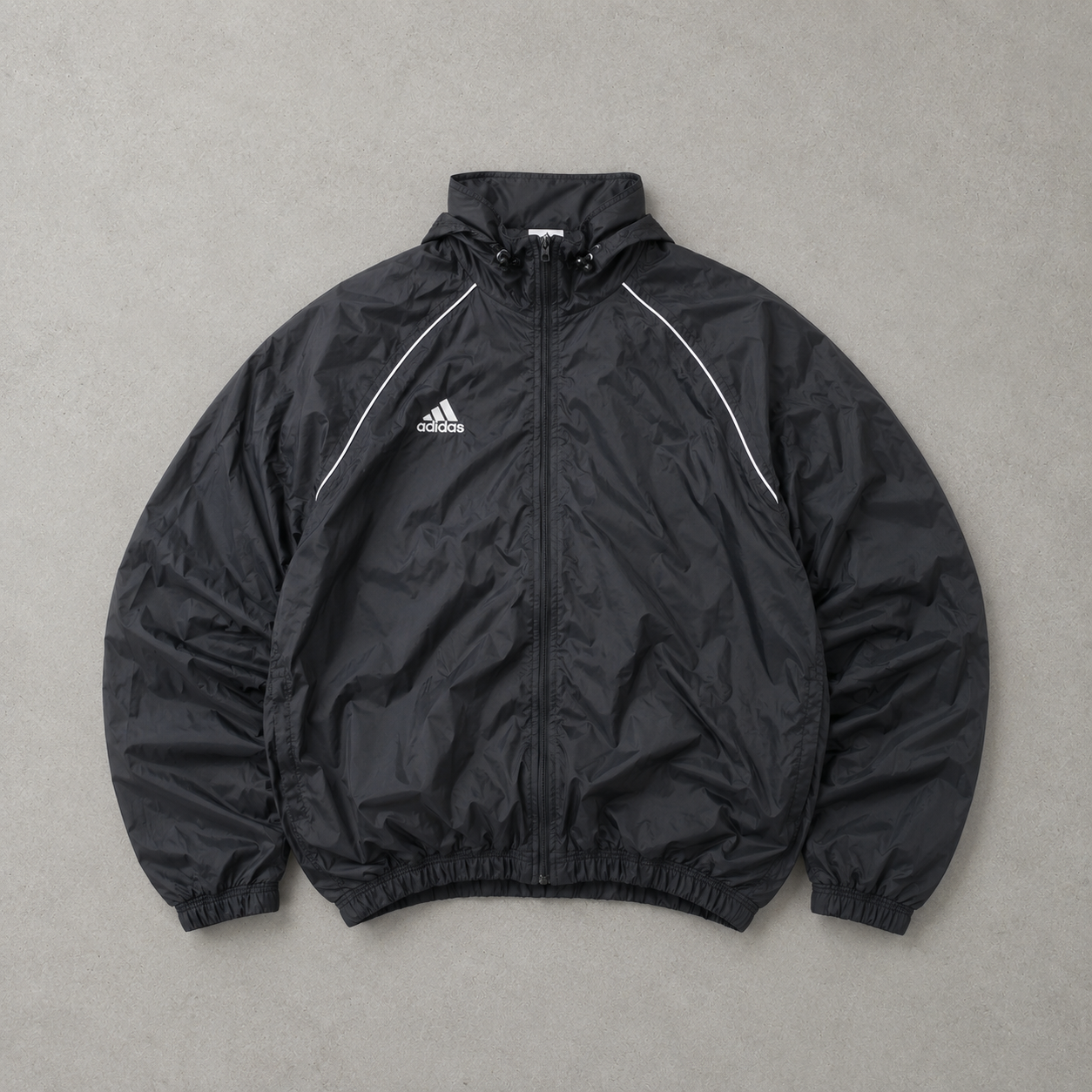Adidas Rain Jacket Schwarz Rare (Size XL)
