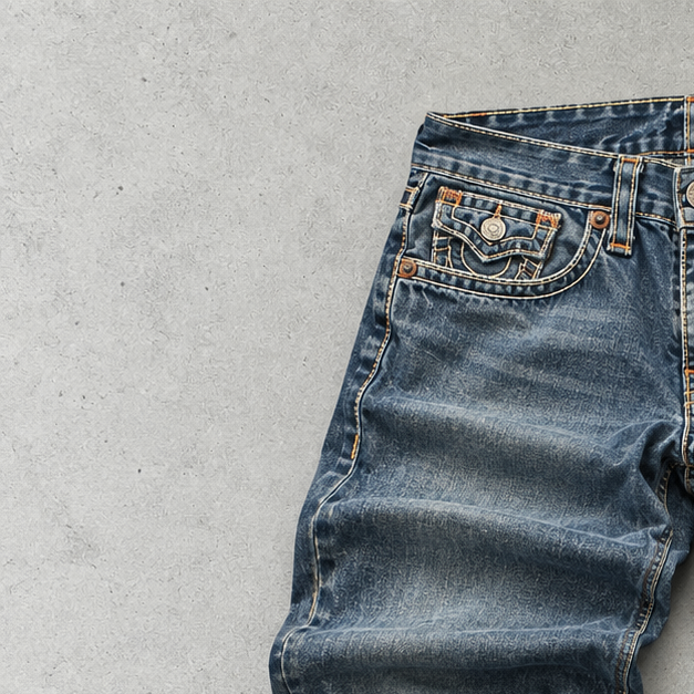 Y2K True Religion Jeans Blue Limited (W32 | DE 48)