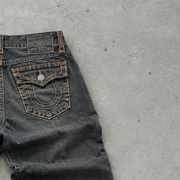 Y2K True Religion Jeans Blue Rare (W36 | DE 52)