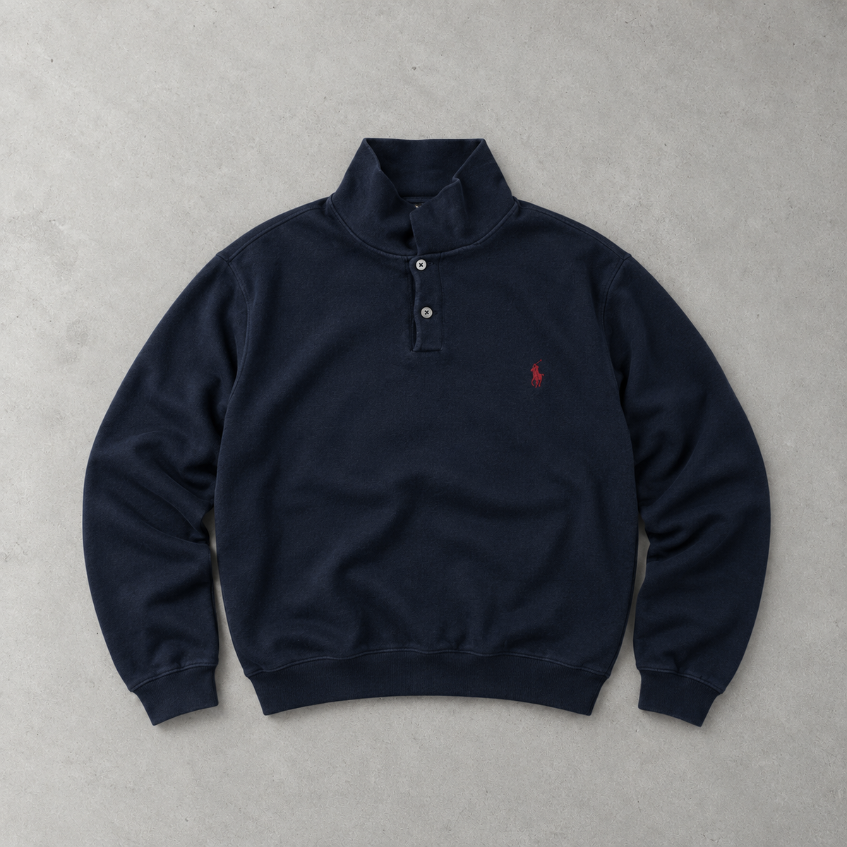 Ralph Lauren Sweater Marineblau Limited (XXL) Stitched Logo