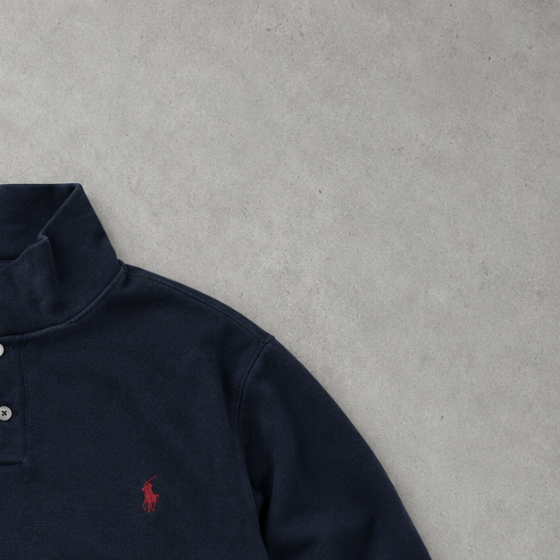 Ralph Lauren Sweater Marineblau Limited (XXL) Stitched Logo