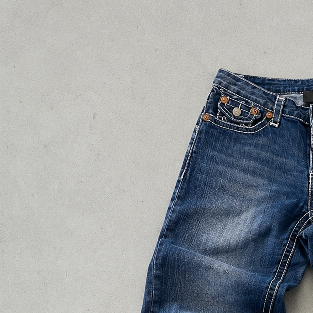 True Religion Jeans Marineblau Rare (M)
