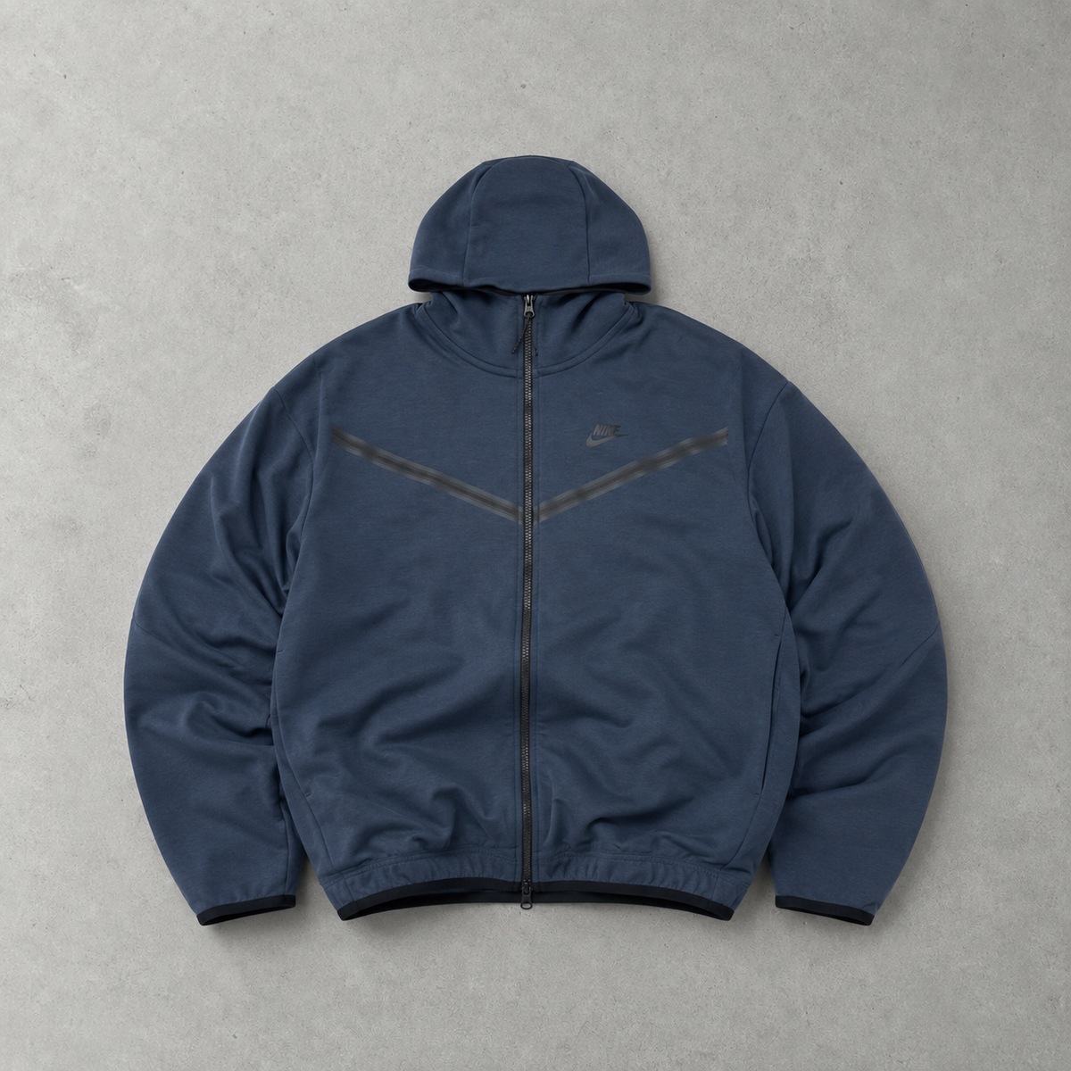 Nike Tech Fleece Jacke Marineblau Selten (Größe M)