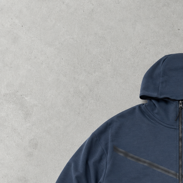 Nike Tech Fleece Jacke Marineblau Selten (Größe M)
